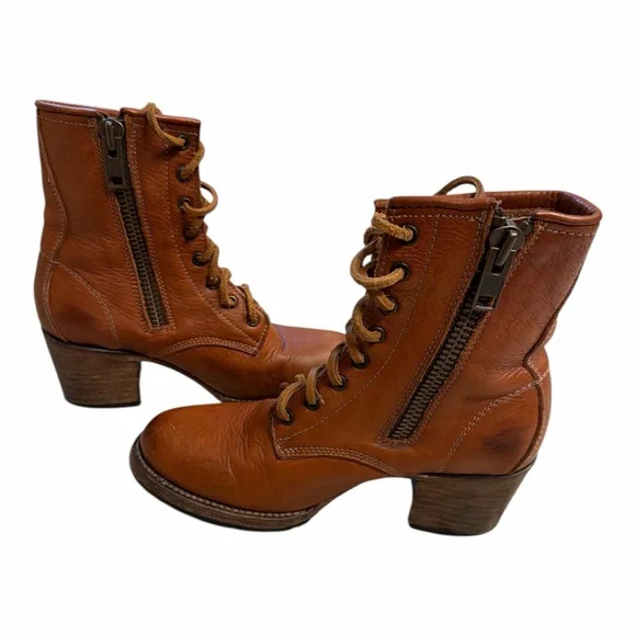 FREEBIRD CAVALIER Women's Tan Leather ankle boots size 8 - Picture 4 of 7